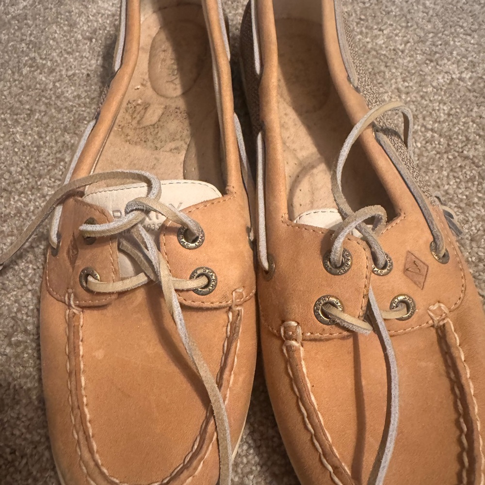 Sperry Tan Leather Loafers
